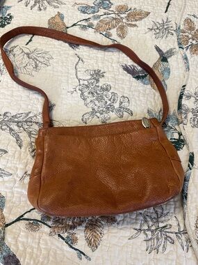 Stone Mountain Cognac Leather Shoulder Bag